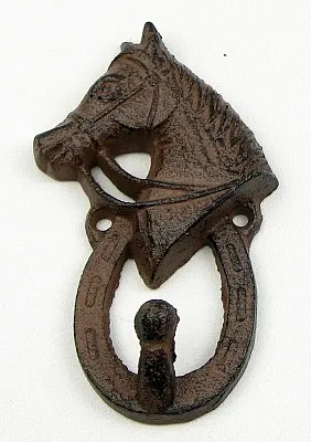 Cast Iron Horse Hook 0184J-0484