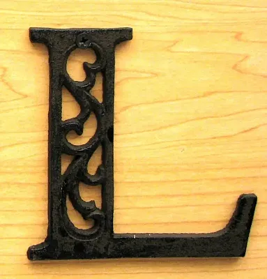 Cast Iron Letter L 0184J-0557-L