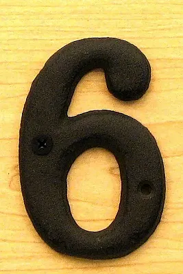 Solid Cast Iron Number 6 0184J-13021-6