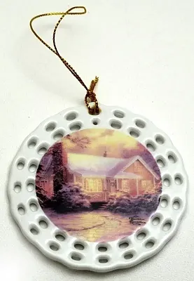 Thomas Kinkade 'Christmas Cottage' Ornament 0193-612731