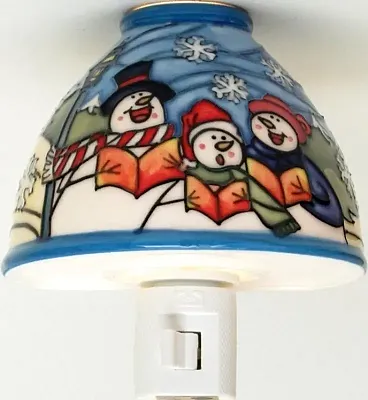 Translucent Porcelain Snowman Night Light 0193-70344