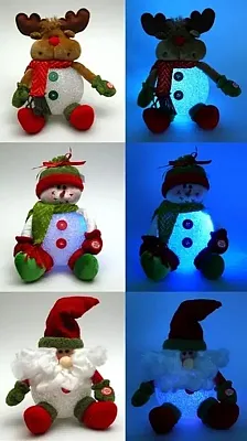 Plush EVA SnowmanMoose/Santa Assortment 0197-355555