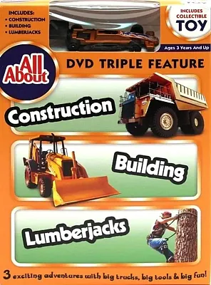 All About Construction-Building-Lumberjacks DVD w Collectible To