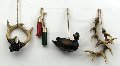 Hunting Ornaments Set of 4 021-12663