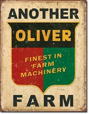 TIN SIGN Another Oliver Farm 034-1775