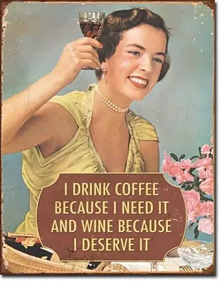 TIN SIGN Coffee - I Need It 034-1835