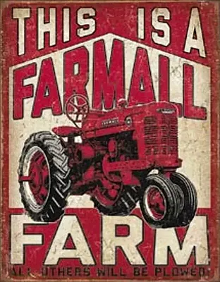 Tin Sign Farmall Farm 034-2001