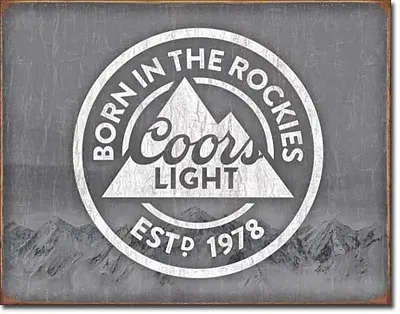 COORS LIGHT Born in the Rockies 034-2181