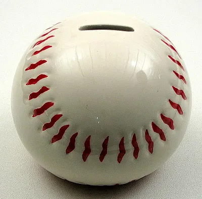 Baseball Money Bank 049-10679