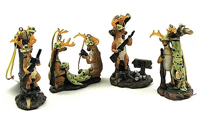 Comical Deer Hunter Ornament Priced Each 049-12084
