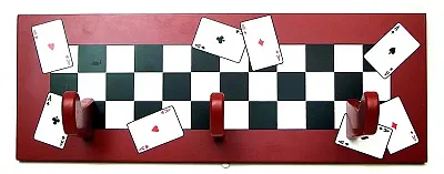 Game Coat Rack with 3 Hooks 049-13688