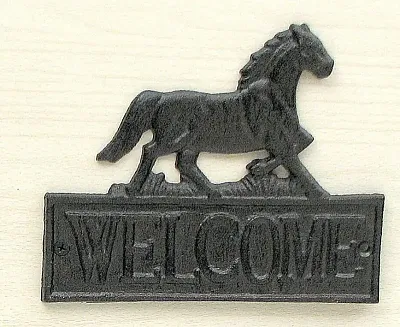 Cast Iron Horse Welcome 049-15746
