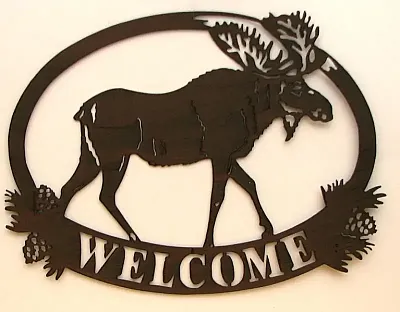 Metal Cutout Moose D?