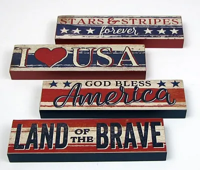 Americana Signs Set of 4 049-36510