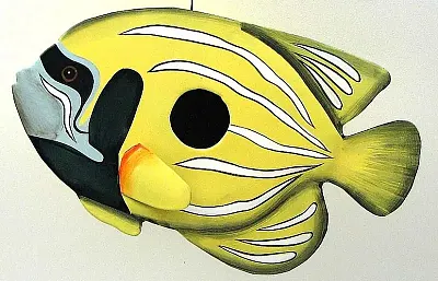 Metal Fish Bird House 049-51024