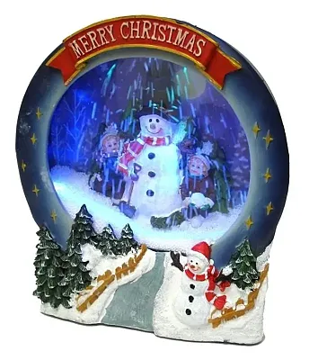 Christmas Musical Snowing Frame 049-60036