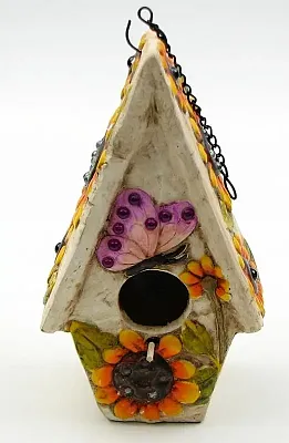 Stoneware Butterfly Birdhouse 049-62545B