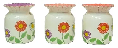Ceramic Flower Tart Warmer in Three Styles, Price Each 049-69108