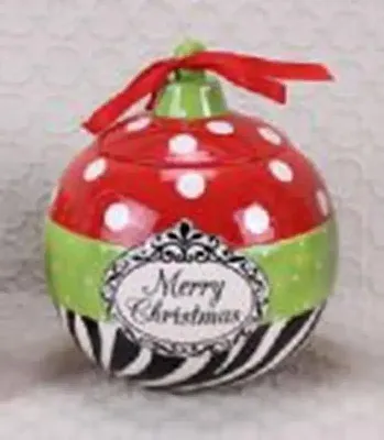 Christmas Ornament Goodie Jar 049-93091