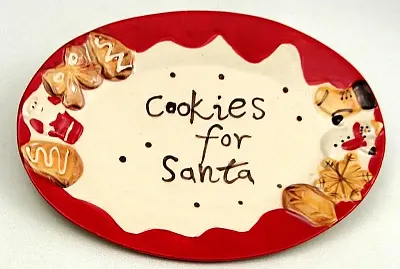 "Cookie For Santa" Plate 049-95148