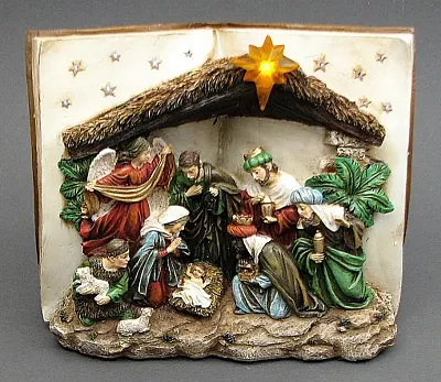 Nativity Scene Book LED 049-95522