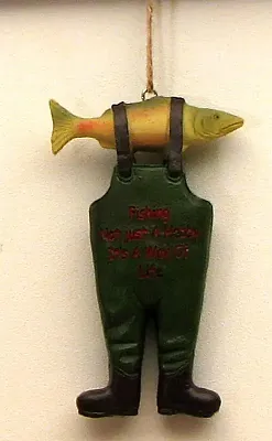 Resin Fishing Boot Ornament 049-97381