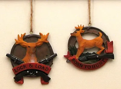 Deer Ornaments Set of 2 049-97551