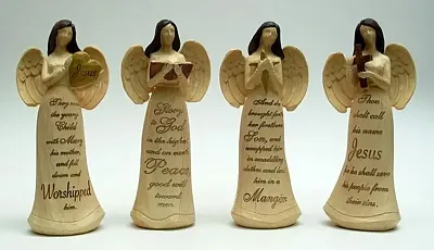 Cream Angels Set of Four 049-99697