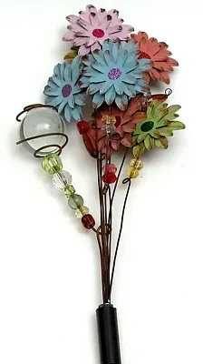 Glow In The Dark Flower Garden Stake - Assorted Styles 049-NY4