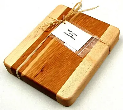 Edge grain Cherry & Maple Chopping Block 077-ECFM120