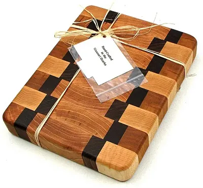 End Grain Multi Wood Chopping Block 077-NB120