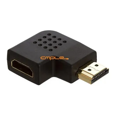 Cmple 100-N HDMI Right Angle Port Saver M/F Adapter - Vertical F