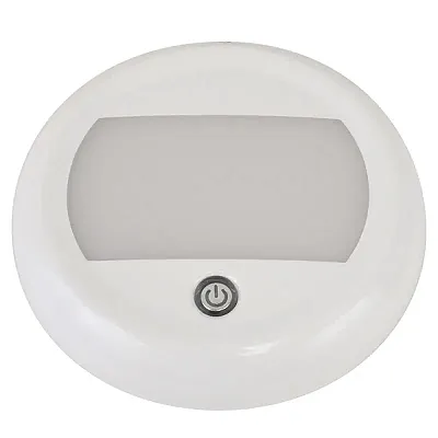 Scandvik 5&quot; Dome Light w/Switch &amp; 3 Stage Dimming - 10-30V - IP67