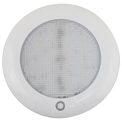 Scandvik Slim 5&quot; Dome Light - Warm White/Red - 10-30V