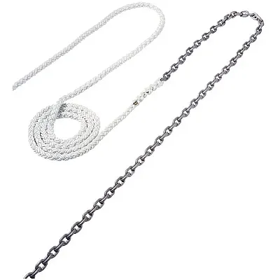 Maxwell Anchor Rode - 30&#39;-5/16&quot; Chain to 150&#39;-5/8&quot; Nylon Brait&trade;