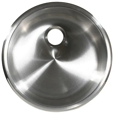 Scandvik SS Cylindrical Sink - (11-5/8&quot; x 5&quot;) - Brushed Finish
