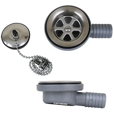 Scandvik Low Profile Drain Stopper - 1&quot; Outlet