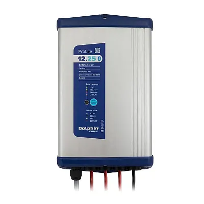 Scandvik PROLITE Series Dolphin Battery Charger - 12V, 25A, 110/220VAC - 3 Outpu