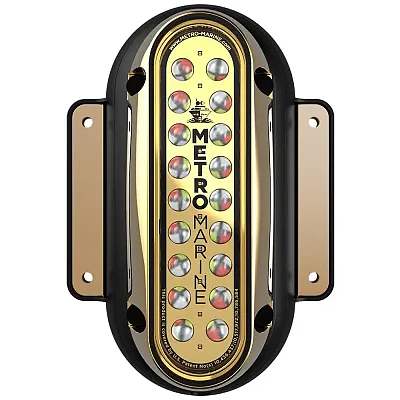 Metro Marine High-Output Vertical Surface Mount Light w/Intelligent Full Spectru