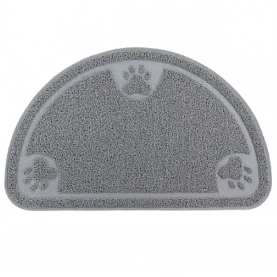 Gibson Home Pet Elements 14.2 x 23.6 Inch Paw Print Placemat in Grey