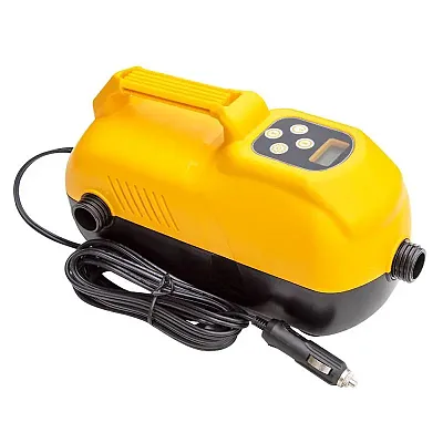 Solstice Watersports 2-Stage High Volume High Pressure Digital Pump w/Car/Batter