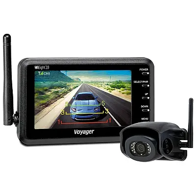 Voyager WiSight 2.0 - 4.3&quot; Monitor w/Camera f/Prewire System - Wireless
