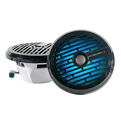 Roswell R1 8&rdquo; Marine Speakers - Black - 100W RMS &amp; 200W Peak Power