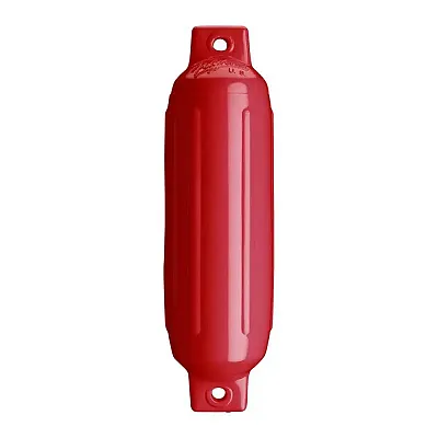 Polyform G-1 Twin Eye Fender 3.5&quot; x 12.8&quot; - Classic Red