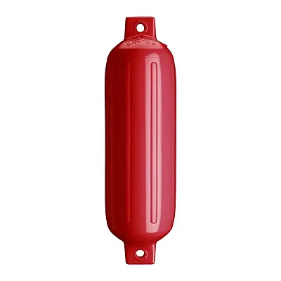Polyform G-4 Twin Eye Fender 6.5&quot; x 22&quot; - Classic Red