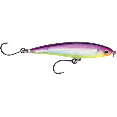 Rapala X-Rap&reg; Twitchin&rsquo; Minnow 4&quot; Purple Chartreuse