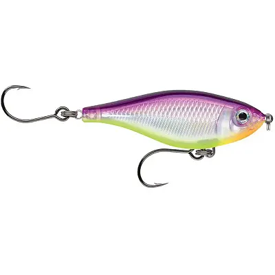 Rapala X-Rap&reg; Twitchin&rsquo; Mullet 3-1/8&quot; Purple Chartreuse