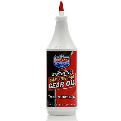 Lucas Oil Synthetic Sae 75W-140 Trans & Diff Lube 1 Quart