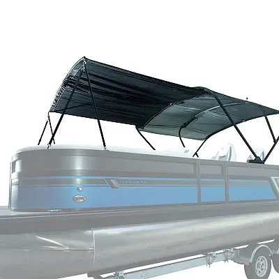 SureShade Bimini Extension f/Power Bimini -7&#039; Chrome Hardware w/Black Canvas