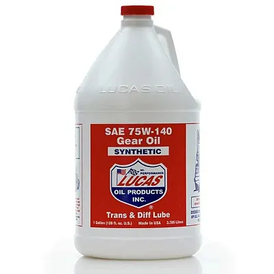 Lucas Oil Synthetic Sae 75W 140 Trans Diff Lube 1 Gallon